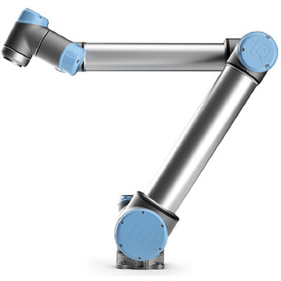 De samenwerkingsrobot UR3 met as 6 en maxmium bereiken 550m en playload 3kg voor mig-lassenrobot
