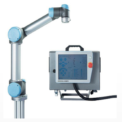 De samenwerkingsrobot UR3 met as 6 en maxmium bereiken 550m en playload 3kg voor mig-lassenrobot