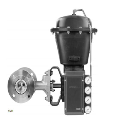 Visser 3610J en 3620J-Instelmechanismen en Elektro Pneumatische Convertor 3622 van vissersklep als klepklep