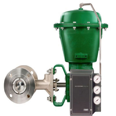 Visser 3610J en 3620J-Instelmechanismen en Elektro Pneumatische Convertor 3622 van vissersklep als klepklep