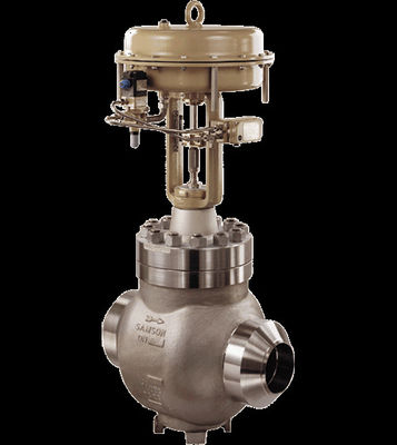 Samson Globe Valve 3251combination met actuators om stroomtarief of temperatuur te regelen