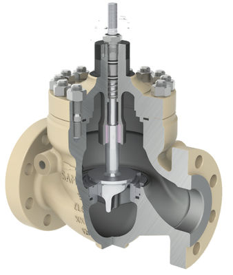 Samson Globe Valve 3251combination met actuators om stroomtarief of temperatuur te regelen