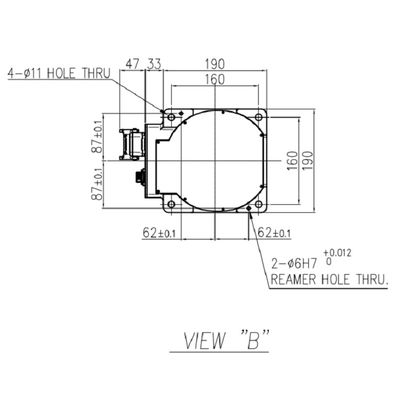 HH4L 6 bereikt de Asnuttige lading 4kg 1131mm Hoge de Assemblagemachine van de Nauwkeurigheids Hoge Flexibiliteit Materiële Behandelingsrobots