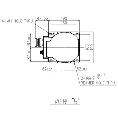 HH7 de nuttige lading 7kg bereikt 932mm de Machine van de de Betrouwbaarheidsassemblage van de 6 As Hoge Nauwkeurigheid Hoge Materiële Behandelingsrobot