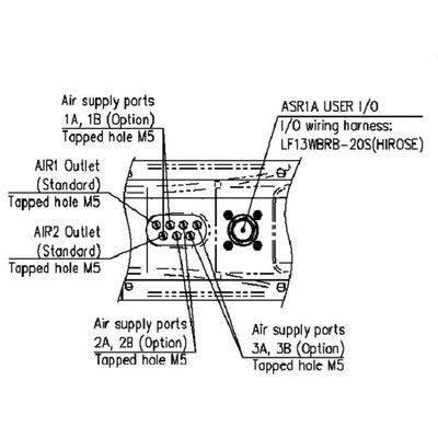 HH8 de nuttige lading 8kg bereikt 832mm de Machine van de de Hoge snelheidsassemblage van de 6 As Hoge Nauwkeurigheid Materiële Behandelingsrobot