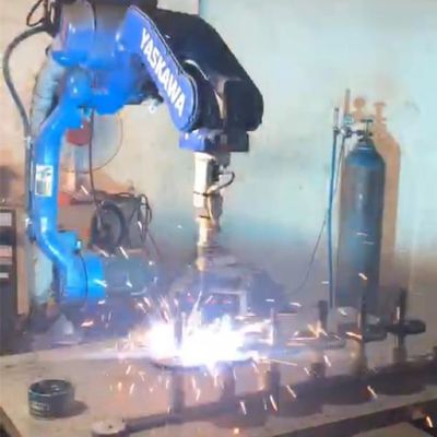 Robotachtige 6 Aixs Motoman AR2010 met Lasser RD350S voor Booglassenrobot