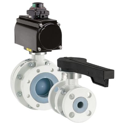 Neotechakleppen van de Gevoerde Kogelkleppen van Emerson Model NTB/NTC PFA