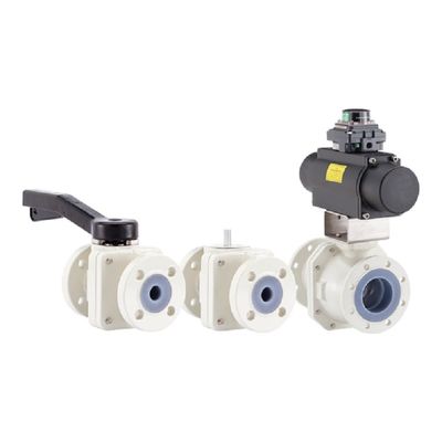 De Modelnxr PFA Gevoerde Kogelkleppen van Neotechakleppen van Emerson Ball Valve