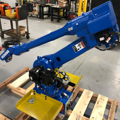Industriële die Machine en Robot AR1440 met 12KG-de Toortsen van het Nuttige ladingslassen als Machine van het Laserlassen worden gebruikt