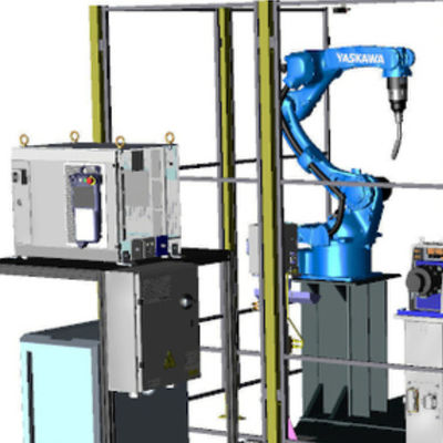 Industrieel Robotachtig Wapen van Motoman GP50 met de Nuttige lading van And 50KG van de Booglasser als Automatische Manipulator