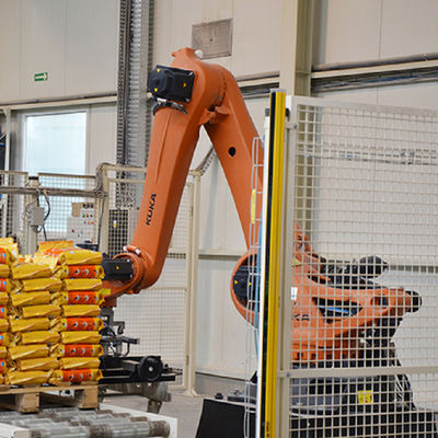 CNC de PA van Machinekr 120 R3200 van het Palletiseren van Robot met 3195MM Bereik voor Materiaal Behandelingsmateriaal