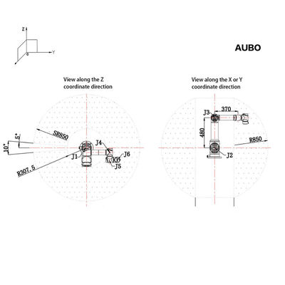De Grootste Samenwerkingsrobot van AUBO van AUBO i16 met 16KG-Nuttige ladingsmanipulator voor het Uitdelen en Motorassemblage