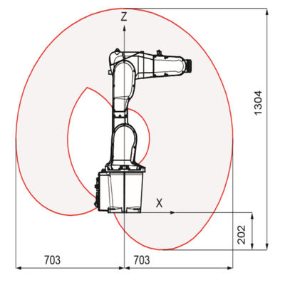 6 as Industrieel Robotachtig Wapen Kr 500 de Industriële Robot van R2830 Kuka met Geschatte Nuttige lading van de Industriële Robot van 500 Kg
