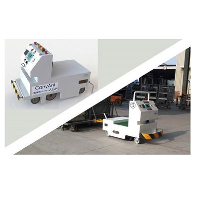 AGV Helm van Unidirectionele die Tractie agv-QYD1300 met 1300KG-Ladingsgewicht met Lassenrobot wordt gebruikt