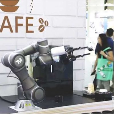 Samenwerkingsrobottm5-700 Oogst en Wapen 6 van de Plaatsrobot As als Cobot