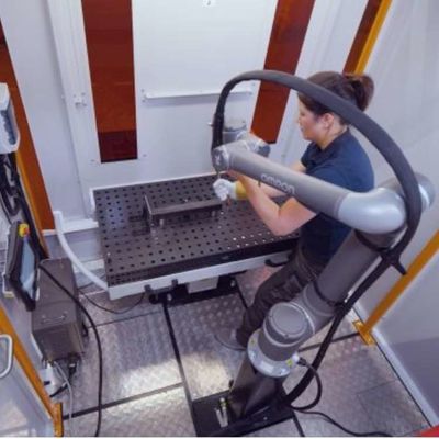 Lasrobotarm Automatisering OMRON TM12 6 As Robotarm Als Samenwerkende Robot