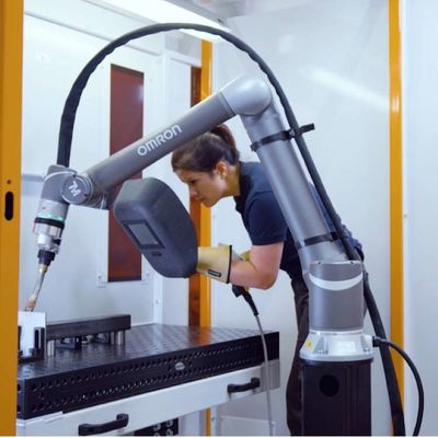 Lasrobotarm Automatisering OMRON TM12 6 As Robotarm Als Samenwerkende Robot