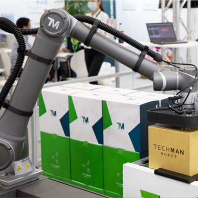 Lasrobotarm Automatisering OMRON TM12 6 As Robotarm Als Samenwerkende Robot