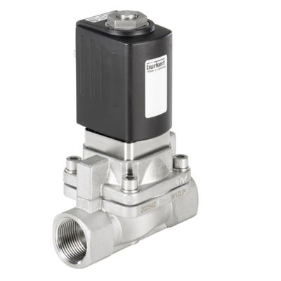 Burkerttype 5406 Zuigerklep met 2/2 Manier voor servo-Bijgewoond Gebruikt als Solenoïdeklep