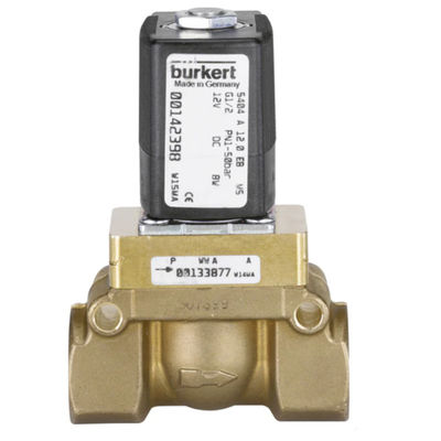 Burkerttype 5404 Solenoïdeklep met servo-Bijgewoonde 2/2-manier als Zuigerklep van Klepdelen