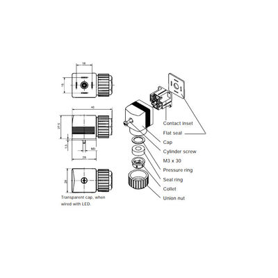 Type 6221 Zuigerklep 2/2 Manier als Solenoïdeklep wordt servo-bijgewoond voor hoog Gepulseerde en Samengeperste Lucht die