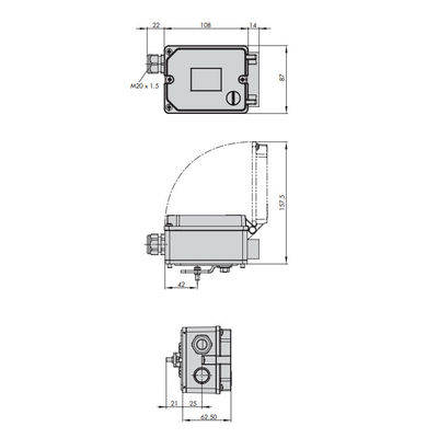 Samson 3725 Elektropneumatisch Instelmechanisme van Klepinstelmechanisme als Kleptoebehoren met Kleppen