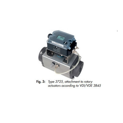 Samson 3725 Elektropneumatisch Instelmechanisme van Klepinstelmechanisme als Kleptoebehoren met Kleppen