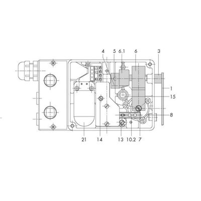 Hoge Nauwkeurigheid Samson 4763 Instelmechanisme als Klepdelen voor Controleklep van Samson Valve