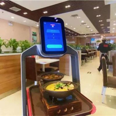 De dienstrobot China met Automatische Navigatie voor AI van de Voedsellevering Robot