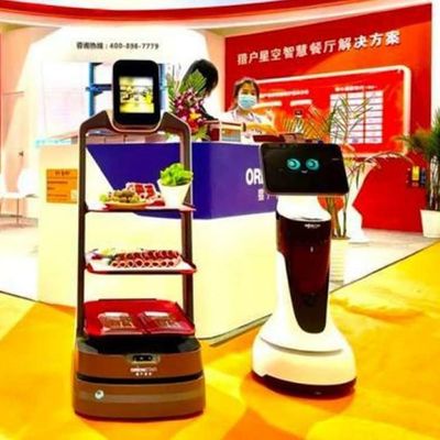 De dienstrobot China met Automatische Navigatie voor AI van de Voedsellevering Robot
