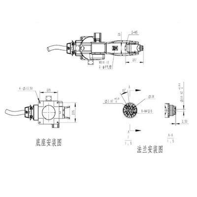 Industriële Robot China TKB1210-7KG-960mm 6 Oogst van het As de Robotachtige Wapen en Plaatsrobot