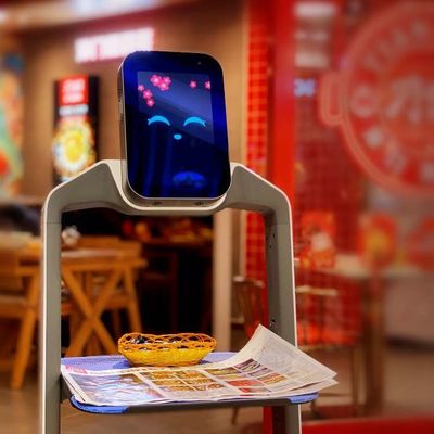 Robot Restaurant Service Zhaocaibao Voor geautomatiseerde voedselbezorging Als voedselbezorgrobot
