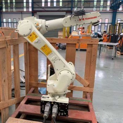Kawasaki RS010N 6-assige robotarm met CNGBS-laspositionair voor lasrobot