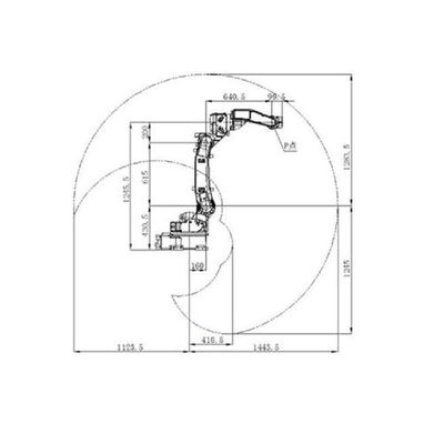 Automatische Lasrobot SF6-C1440 6 Assen Industriële Robotarm Voor Automatisering Lasrobot