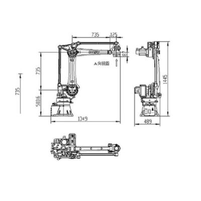 Nuttige lading van het Cobot de Industriële Robotachtige Wapen SF25-K1760 25kg voor de Behandeling van Robot