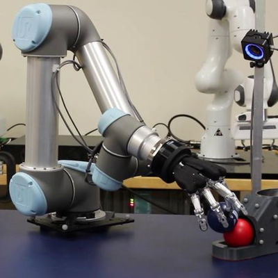 Industrieel Algemeen begrip 6 het Wapen Cobot van de Robotur5 Samenwerkingsrobot van de Asrobot