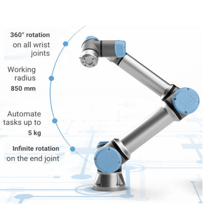 Industrieel Robot Universeel Robotachtig Wapen 6 Asur5e Machines &amp; de Industriemateriaal met Tangoogst en Plaatsmachine