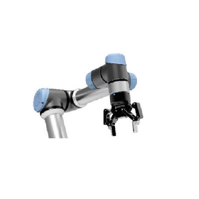 Het aanpassingswerk van Tangrobotiq 2F-140 voor Machine het Neigen en het Gebruik van de Motorassemblage met Cobot als Handtang