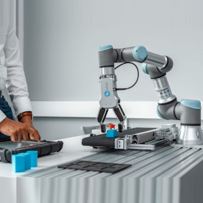 Het Wapen Cobot UR10e van de lassenrobot met het Universele Robotachtige Wapen van Lassentoortsen voor de Machine van het 6 Aslassen