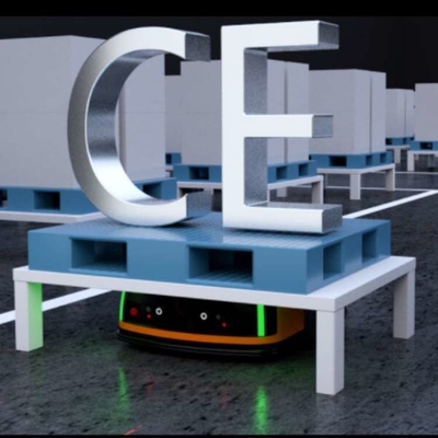 Mobiele AGV-robot Q2L-300A met CNGBS Cobot-robot voor geautomatiseerde materiaalbehandeling als AGV