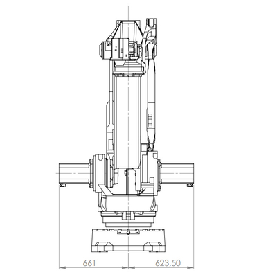Het Wapen van de de Nuttige ladingsrobot van COMAU vriend-260-3,1 260KG voor Behandeling en het Palletiseren