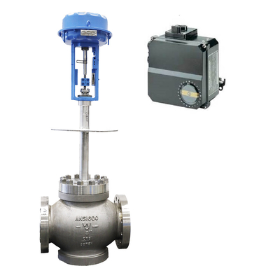 Klep van de lage Temperatuur de Pneumatische Datatransportbesturing met de Klepinstelmechanisme van Metso Neles