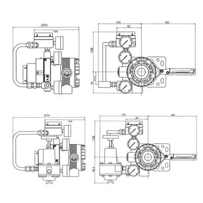 Het slimme Pneumatische Instelmechanisme AVP300 van de Controleklep met Fisher Valve