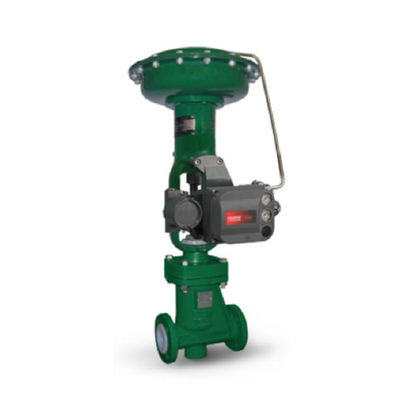 Chinese pneumatische digitale regelklep met Fisher DVC6200 klepstandsteller met 67CFR filterregelaar