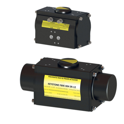 Keystone F990-serie vlinderklep pneumatische actuatorstroomregelklep voor water