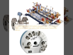 Rosemount 8800 Vortex Flowmeter en 644 Temperatuurzender Sensor Complete Set